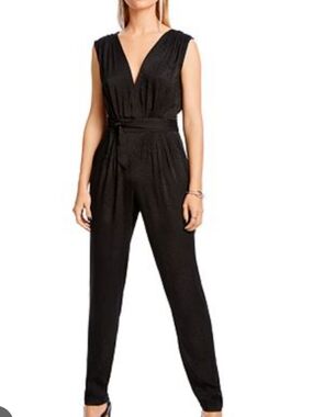 LINI Womens Fiona Animal Print Sleeveless Jumpsuit